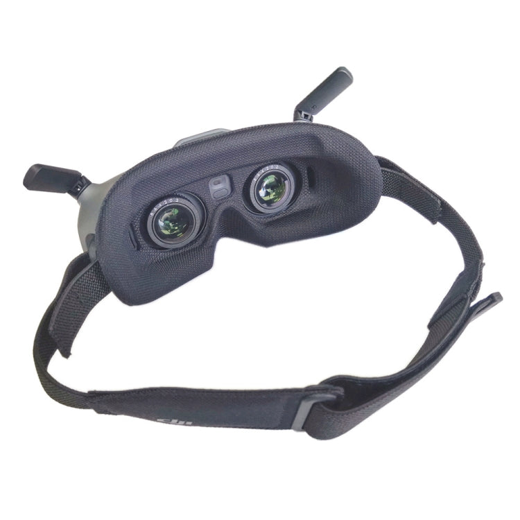 For DJI Goggles 2 Foam Padding Sponge Eye Pad Mask, Black, Gray, With Lens Cover Black, With Lens Cover Gray