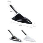 Car Solar Shark Fin With Antenna LED Warning Light, Silver, White, Black, Silver with Remote Control, Black with Remote Control, White with Remote Control