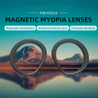 For PICO 4 Hifylux PC-QF25 1pair Magnetic Myopia Glasses Box Non-spherical Resin VR Glasses Accessories