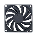 FANNER Ice Soul F8010 Ultra Thin Chassis Fan 4pin PWM Intelligent Speed Adjustment Quiet Cooling Heat Dissipation, F8010