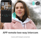 HD 4K Dual Lens Wifi Camera Mobile Phone Wireless Remote Two Way Intercourse Monitoring Camera, D3