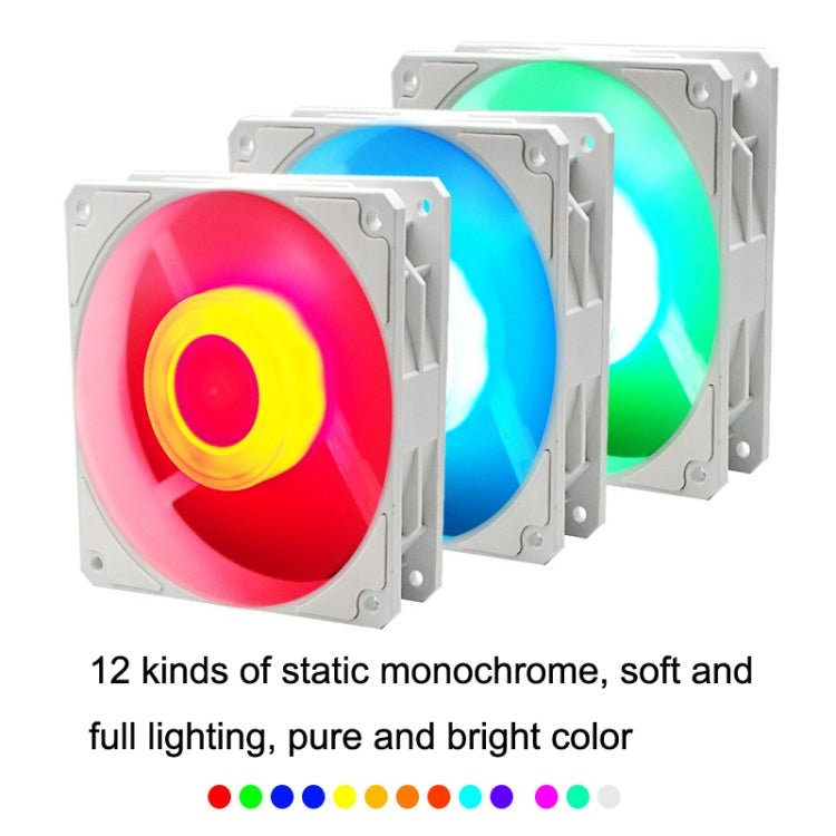 MF14025 5V ARGB 14cm Shenguang Synchronous Magnetic Evitation Dynamic Pressure Bearing Row Chassis Fan, MF14025 Black, MF14025 White