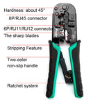 ProsKit CP-376TR 4P/6P/8P Three-Use Network Crimping Pliers, CP-376TR