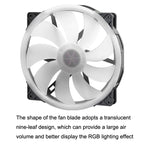 FANNER 2020 5V ARGB 20cm Large Air Volume Slow Motherboard Shenguang Synchronized Chassis Fan, 2020