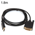 1080P DP to DVI HD Adapter Cable Gold-plated Plug, DP31 1.8m, DP31 3m