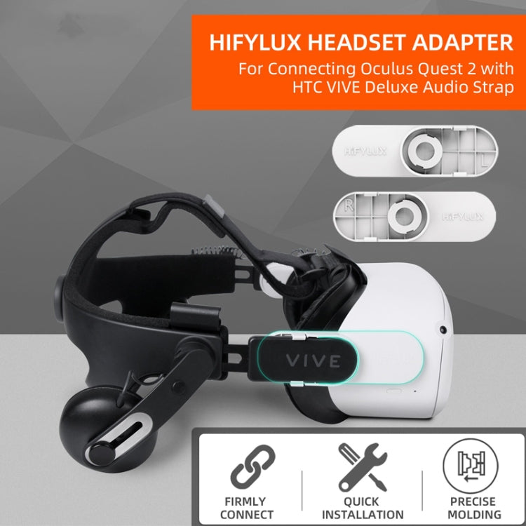 For Oculus Quest 2 Hifylux Headset Adapter HTC VIVE Listening Smart Headband Connector, Headset Adapter