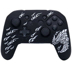 For Nintendo Switch Pro Game Handle Soft Shock Absorbing Silicone Protective Sleeve, White, Red, Green, Blue, Bronze