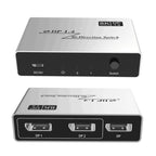 8K 60HZ 1.4V 2 In 1 Out DP Bidirectional Switcher, 8K Switcher(Grey)