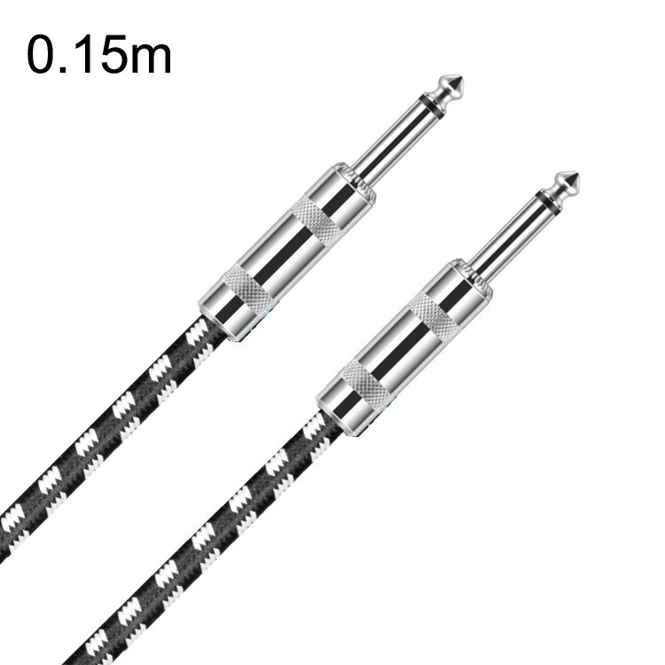 2 Straight Head 6.35mm Guitar Cable Oxygen-Free Copper Core TS Large Two-core Cable, 0.15m, 0.3m, 0.5m, 1m, 1.5m, 2m, 3m, 5m, 8m, 10m