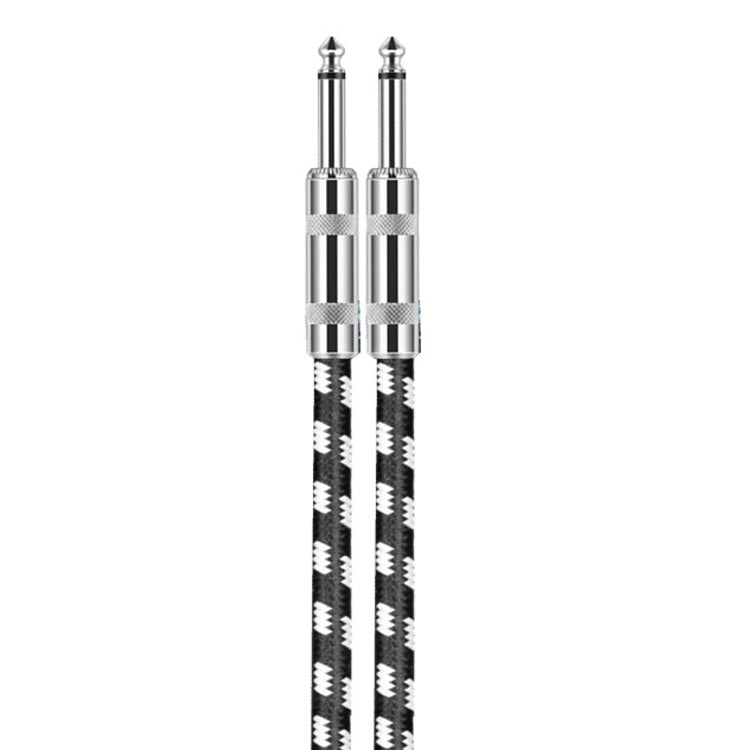 2 Straight Head 6.35mm Guitar Cable Oxygen-Free Copper Core TS Large Two-core Cable, 0.15m, 0.3m, 0.5m, 1m, 1.5m, 2m, 3m, 5m, 8m, 10m