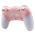For Nintendo Switch Pro Wireless Bluetooth Handle with Macro Programming & Somatosensory Wake-up, White Pink, Purple Orange, White Red Blue, Black Red Blue, Black Blue Red