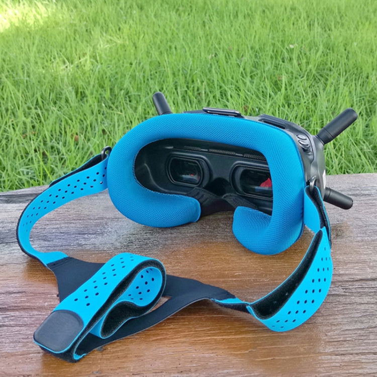 For DJI FPV Goggles V1  V2 Foam Padding Eye Mask Headband Accessories,Spec:, Green Eye Pad, Blue Eye Pad, Black Eye Pad, Grey Eye Pad, 2T Gray Wolf Set, 2T Black Set, Blue Set, Black+2T Green Set, 3T Gray Wolf Set, Original Gray Wolf Set, 3T Black Set ...