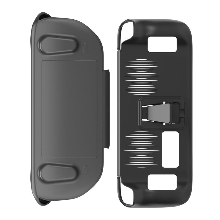 For Steam Deck JYS-SD012 Game Console All-inclusive Protective Case + Detachable Cover Set with Bracket, All-inclusive Case + Detachable Cover