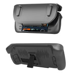 For Steam Deck JYS-SD012 Game Console All-inclusive Protective Case + Detachable Cover Set with Bracket, All-inclusive Case + Detachable Cover