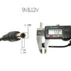 USB Booster Line Mobile Power Cord, 2pcs DC 5V to 9V, 2pcs DC 5V to 12V