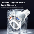 5V3A Cigarette Lighter PD Super Fast Charging Multifunctional Car Charger, 5V 3A Black, 5V 3A White