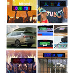 Vehicle Rear Window Color Flexible LED Electronic Screen, 276x90mm, 532x90mm, 788x90mm, 1044x90mm, 260x150mm, 500x150mm, WIFI Model 740x150mm, WIFI Model 980x150mm