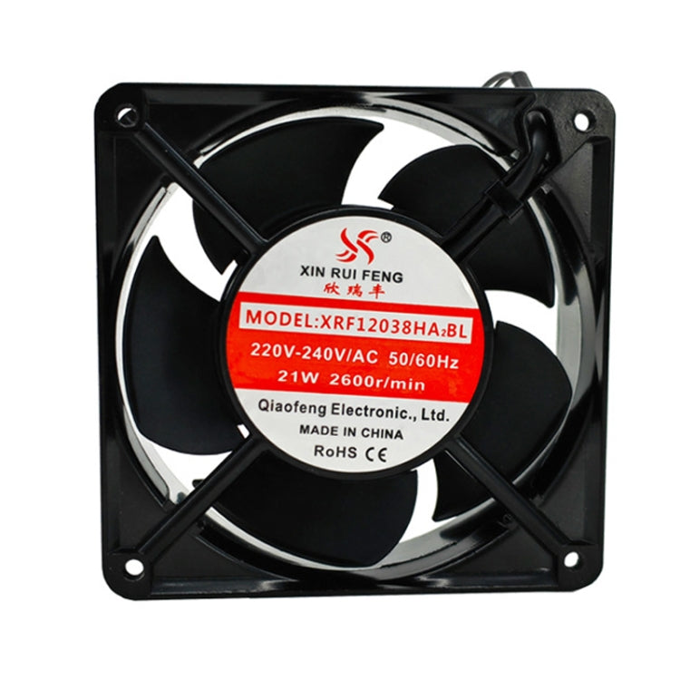 Cooling Fan 12cm Cabinet Power Distribution Cabinet Shaft, XIN RUI FENG XRX12038 110V Double Roller, XIN RUI FENG XRX1203 220V Double Roller, XIN RUI FENG XRX12038 380V Double Roller