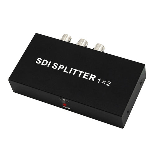 1 In 2 Out SD-SDI / HD-SDI / 3G-SDI Distribution Amplifier Video SDI Splitter, 1 In 2 Out
