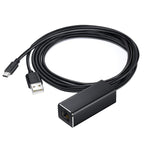 RJ45 Micro USB to 100M Ethernet Adapter Steady Watch Video, Micro USB