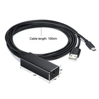 RJ45 Micro USB to 100M Ethernet Adapter Steady Watch Video, Micro USB