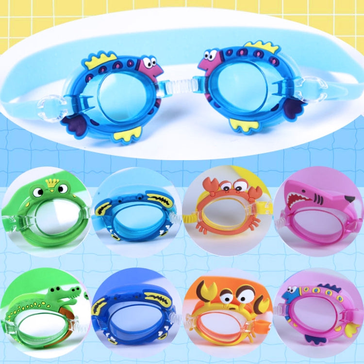 Cartoon Children Swimming Goggles Baby Waterproof Anti-fog High-definition Swimming Goggles