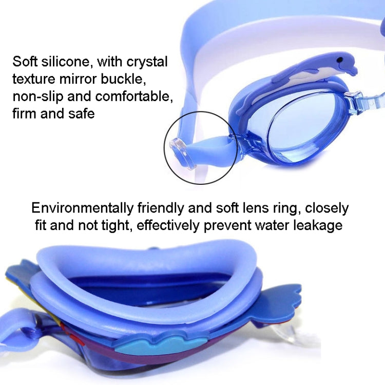 Cartoon Children Swimming Goggles Baby Waterproof Anti-fog High-definition Swimming Goggles