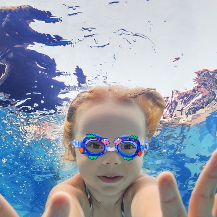 Cartoon Children Swimming Goggles Baby Waterproof Anti-fog High-definition Swimming Goggles