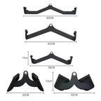 V-shaped Handles Attachments for Pulley and Lat Pulldown Machines, 5 In 1, 8 In 1, No. 1 Opposite, No. 2 Outgoing, No. 6 Biceps Up Pull, No. 7 Triceps Up Pull, No. 8 Triceps Down Pull