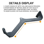 V-shaped Handles Attachments for Pulley and Lat Pulldown Machines, 5 In 1, 8 In 1, No. 1 Opposite, No. 2 Outgoing, No. 6 Biceps Up Pull, No. 7 Triceps Up Pull, No. 8 Triceps Down Pull