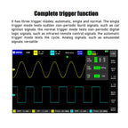 FNIRSI 1013D 1GS Sampling Dual Channel 100M Bandwidth Digital Oscilloscope, US Plug, 1013D