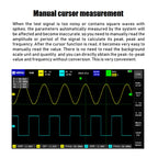 FNIRSI 1013D 1GS Sampling Dual Channel 100M Bandwidth Digital Oscilloscope, US Plug, 1013D