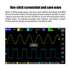 FNIRSI 1013D 1GS Sampling Dual Channel 100M Bandwidth Digital Oscilloscope, US Plug, 1013D