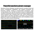 FNIRSI 1013D 1GS Sampling Dual Channel 100M Bandwidth Digital Oscilloscope, US Plug, 1013D