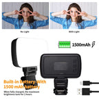 BL01 Rechargeable Video Conference Lighting With Three Color Temperature Stepless Dimming, Style 1