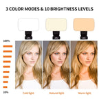 BL01 Rechargeable Video Conference Lighting With Three Color Temperature Stepless Dimming, Style 1
