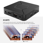 Q5 TV Set-Top Box 2G+8G Dual WiFi+Bluetooth Voice Remote HD Player, Q5 EU Plug, Q5 US Plug, Q5 UK Plug, Q5 AU Plug