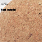 YG050 Cork Yoga Massage Ball Fascia Ball Fitness Peanut Balls, Diameter 6cm, Diameter 7cm, Diameter 8cm