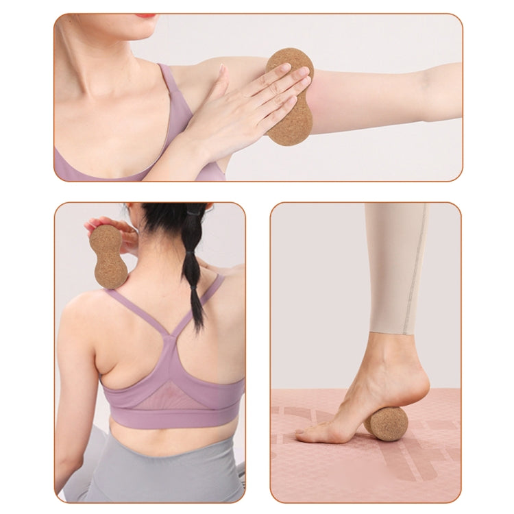 YG050 Cork Yoga Massage Ball Fascia Ball Fitness Peanut Balls, Diameter 6cm, Diameter 7cm, Diameter 8cm