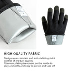 1pair 3mm Diving Gloves Swimming Fish Catching Non-slip Anti-stab Gloves For Adult, S, M, L, XL