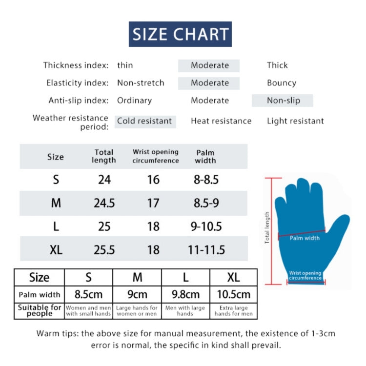1pair 3mm Diving Gloves Swimming Fish Catching Non-slip Anti-stab Gloves For Adult, S, M, L, XL