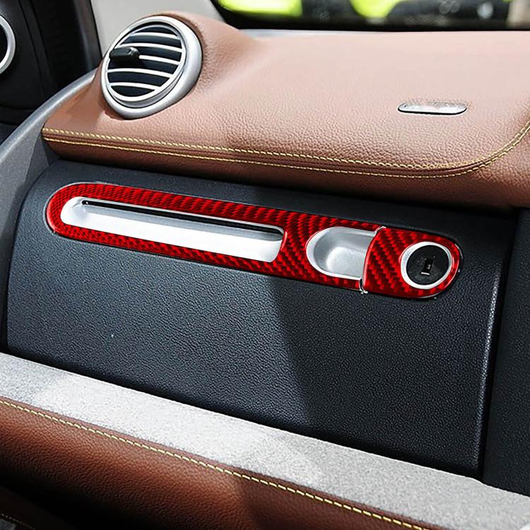 For 2011-2015 Mercedes-Benz Smart Right-Hand Drive 2pcs /Set Glove Box Handle Stickers, Right-Hand Drive