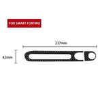For 2011-2015 Mercedes-Benz Smart Right-Hand Drive 2pcs /Set Glove Box Handle Stickers, Right-Hand Drive