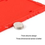 For North American Models Silicone License Plate Frame, 1pcs Black, 1pcs Gray, 1pcs Red, 1pcs Blue, 2pcs Black+Screw, 2pcs Gray+Screw, 2pcs Red+Screw, 2pcs Blue+Screw, Screw Accessories