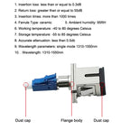 Carrier-Grade Fiber Optic Connector Male-Female Coupler LC Male To SC Female Adapter, Male-Female Coupler