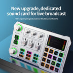 X10 Bluetooth Sound Card Studio Record With 48V XLR OTG Port Interface, X10