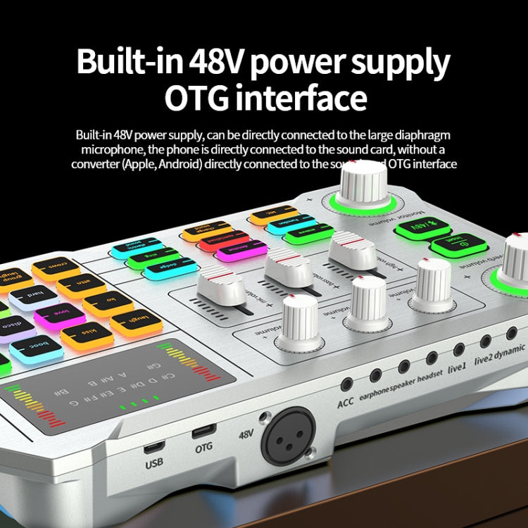 X10 Bluetooth Sound Card Studio Record With 48V XLR OTG Port Interface, X10