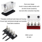 600A 48V RV&Ship Modification 4-way Large Electric DC Busbar, AOA4713C-M10, AOA4713CR-M10
