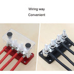 600A 48V RV&Ship Modification 4-way Large Electric DC Busbar, AOA4713C-M10, AOA4713CR-M10