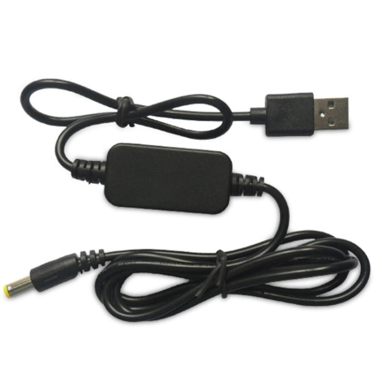 USB Booster Cable Mobile Power Monitoring Power Cord, 2pcs DC 5V To 9V, 2pcs DC 5V To 12V
